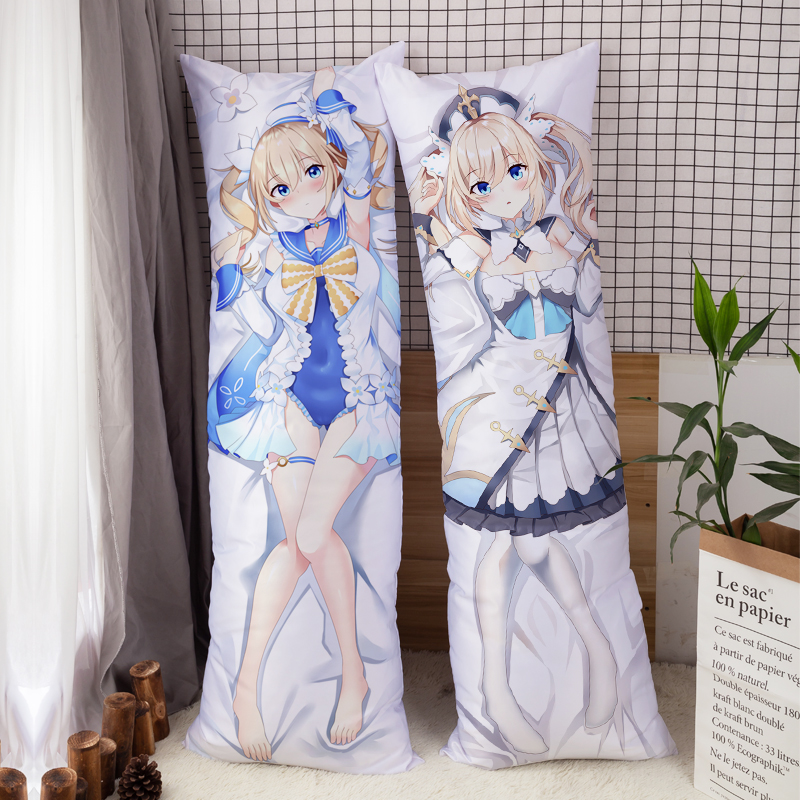 barbara genshin anime waifu body pillow