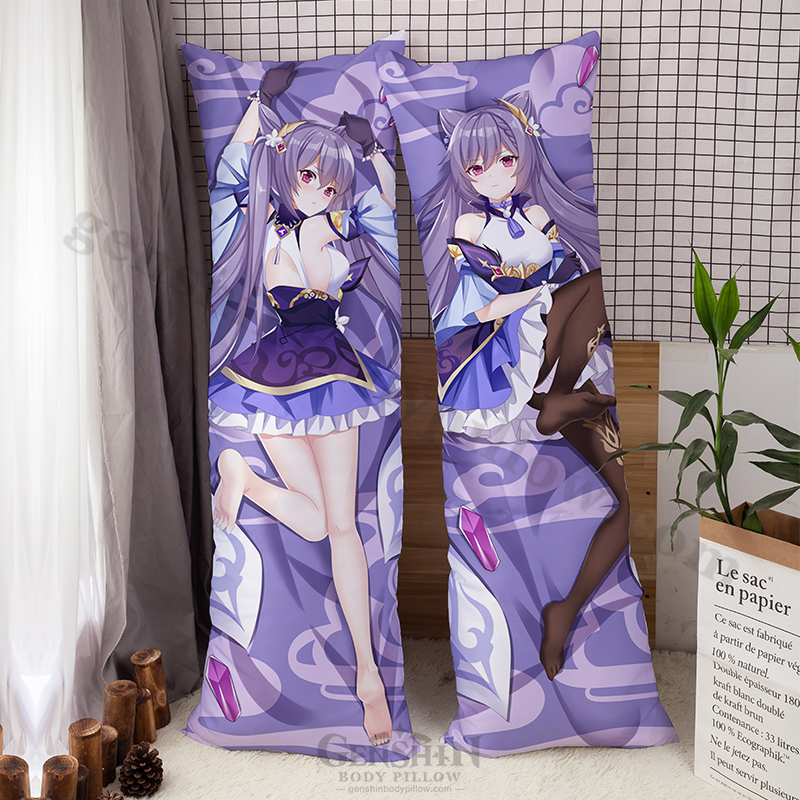 keqing genshin body pillows