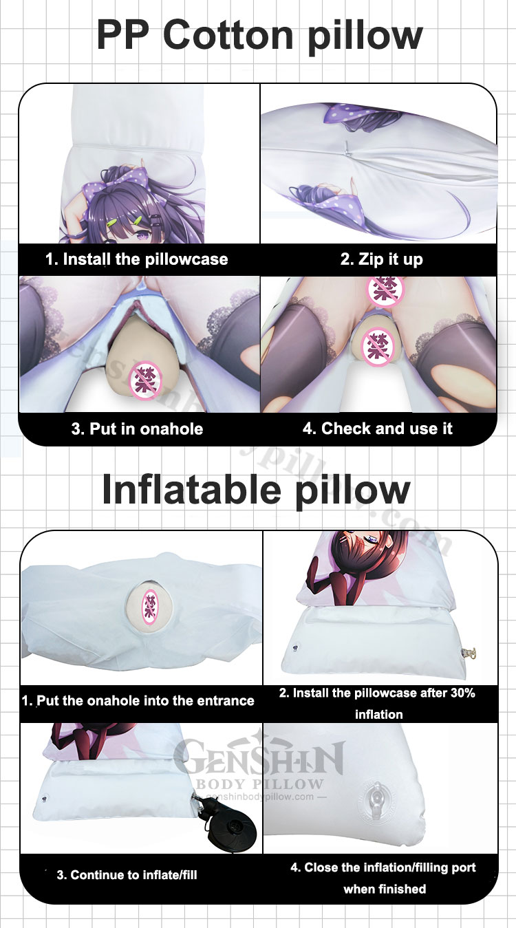 onahole dakimakura split legs genshin body pillow (1)