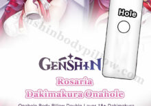 rosaria dakimakura onahole double layer body pillow genshin impact body pillow