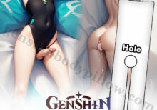 wanderer dakimakura hole split legs genshin impact hentai body pillows