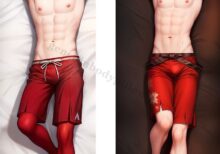 kaedehara kazuha genshin impact body pillow covers