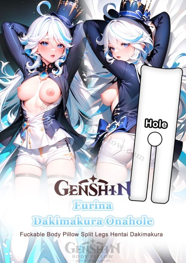 Furina Split Leg Body Pillow With Hole Genshin Impact Hentai Dakimakura