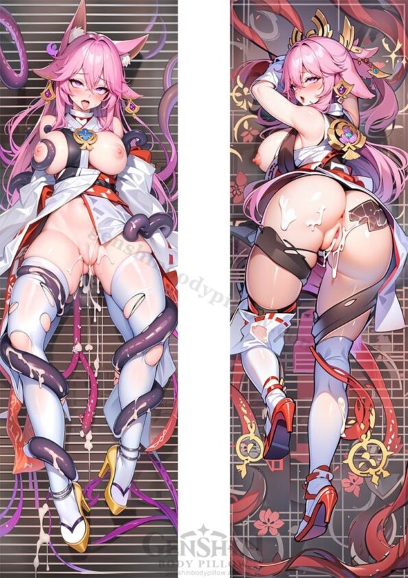 Yae Miko Genshin Impact Body Pillow Naked