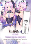 raiden shogun split leg body pillow with hole | genshin impact hentai dakimakura (copy)