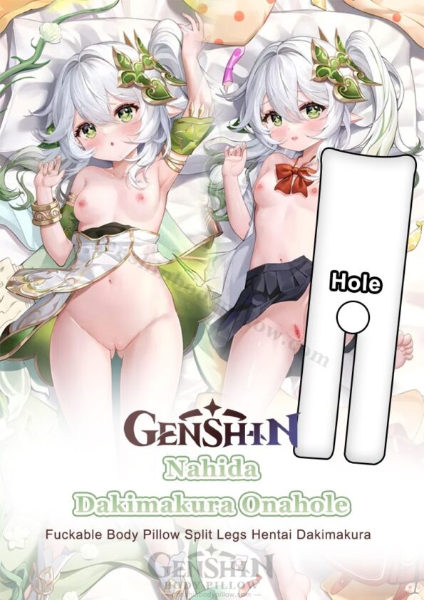 2481184-2 Nahida Split Leg Body Pillow With Hole Genshin Dakimakura Nude (2)