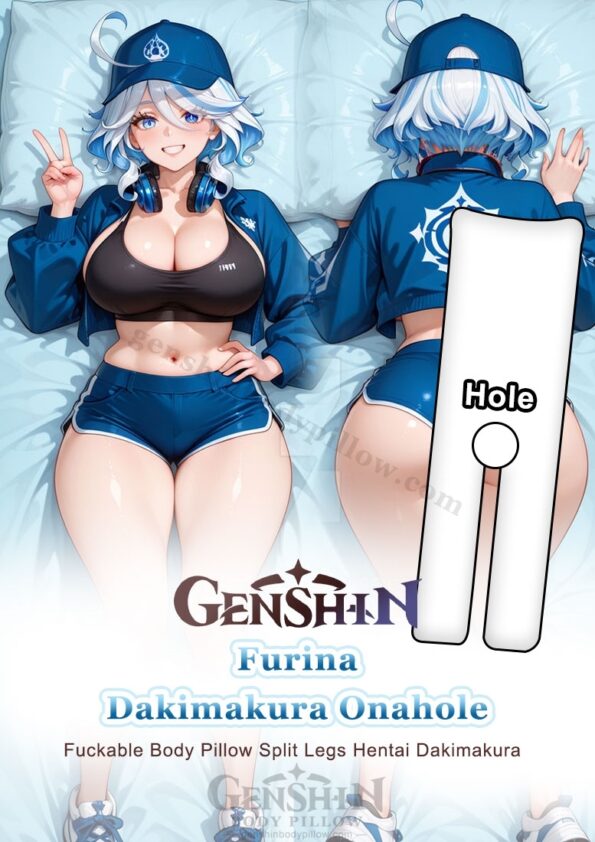 Nymphetine Furina Genshin Impact Split Leg Body Pillow Fuckable