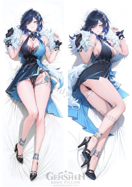 0011676 yelan genshin body pillow case