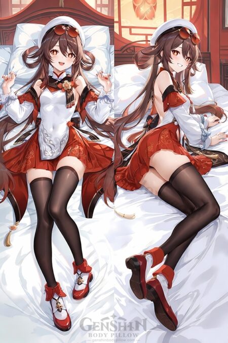 mm0011521 hu tao genshin impact body pillow case