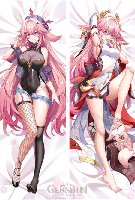mm001610 yae miko genshin impact waifu body pillow