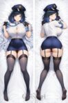 mmd107589 genshin yelan police woman body pillow cover
