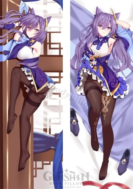g95201220 keqing genshin impact body pillow case