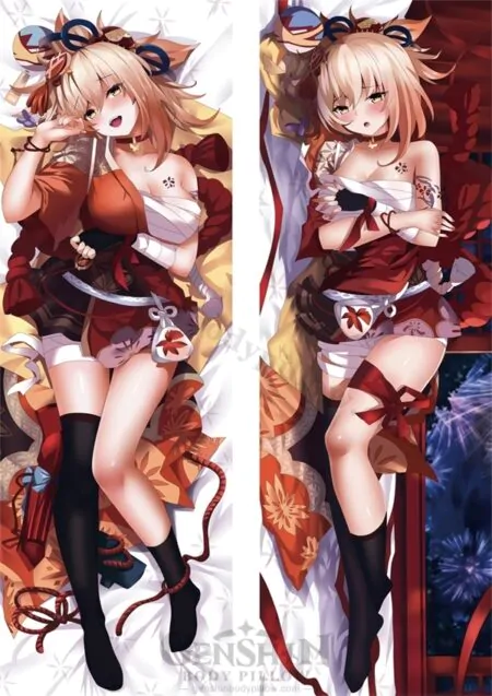 g9521742 yoimiya genshin body pillow
