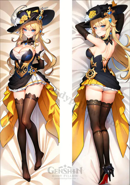 genshin impact navia body pillow