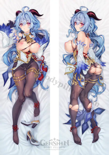 genshin impact ganyu sexy body pillows