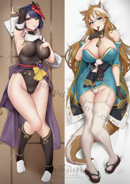 genshin impact hina kujou sara body pillow