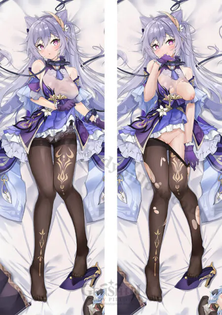 genshin impact keqing nsfw body pillow