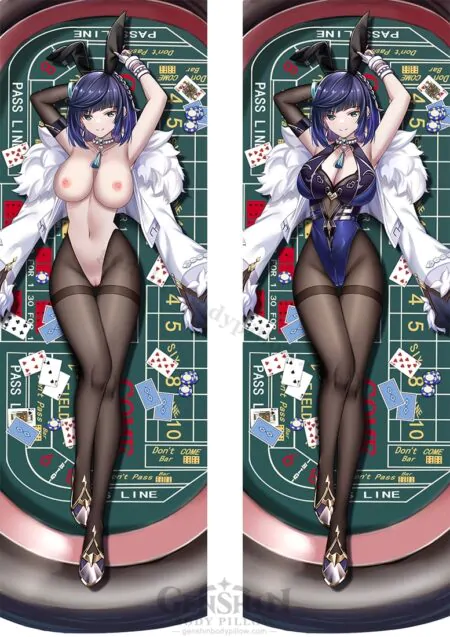 yelan genshin impact sexy body pillow